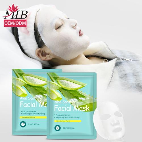 Mascarilla facial natural de colágeno de aloe vera
