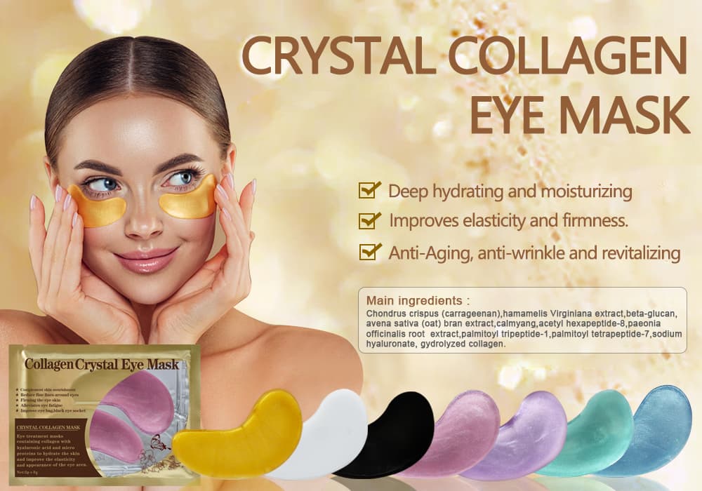 ¿Cómo se utiliza la mascarilla de colágeno para bolsas de ojos de cristal?