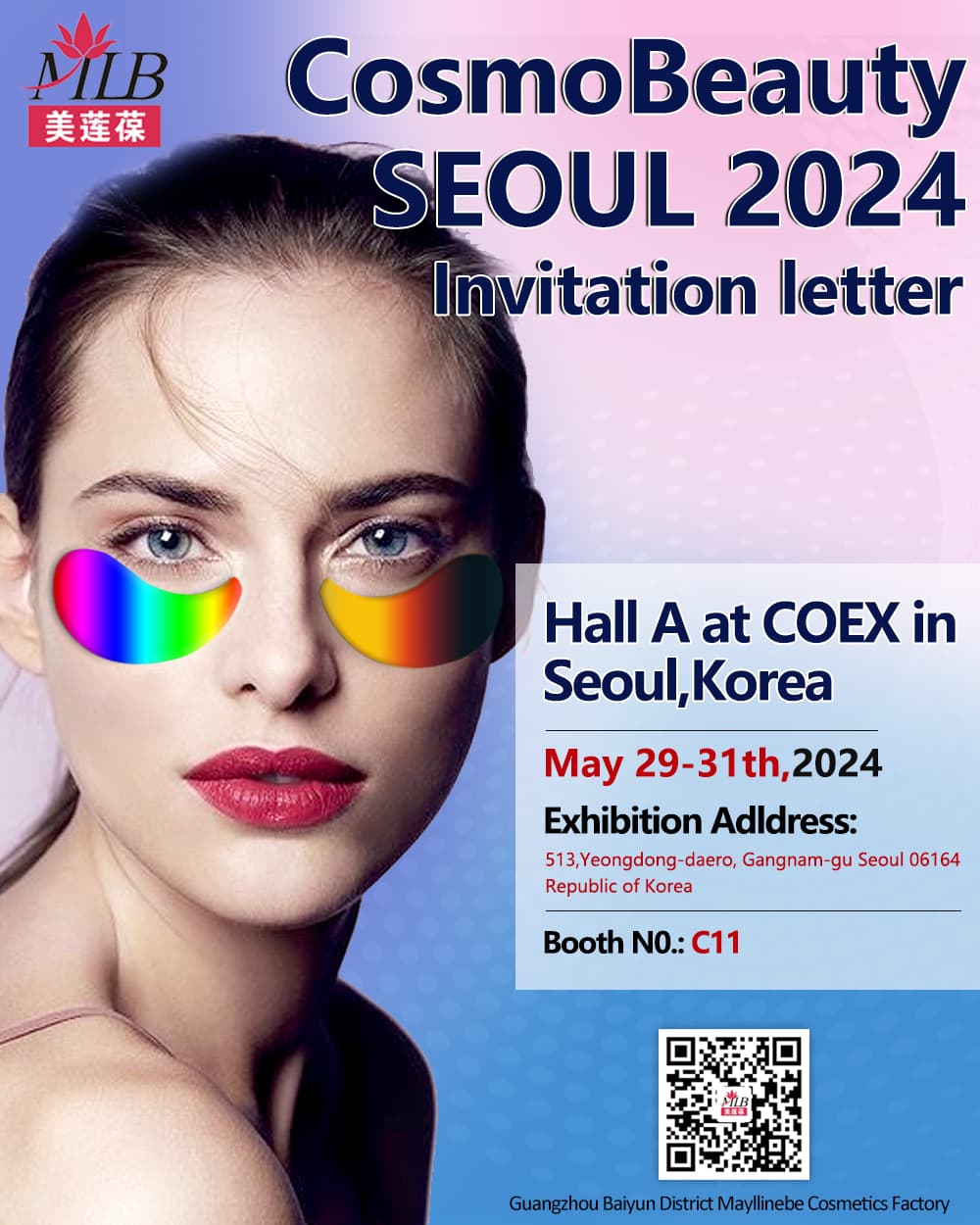 Mayllinebe asiste a Cosmo Beauty SEOUL 2024